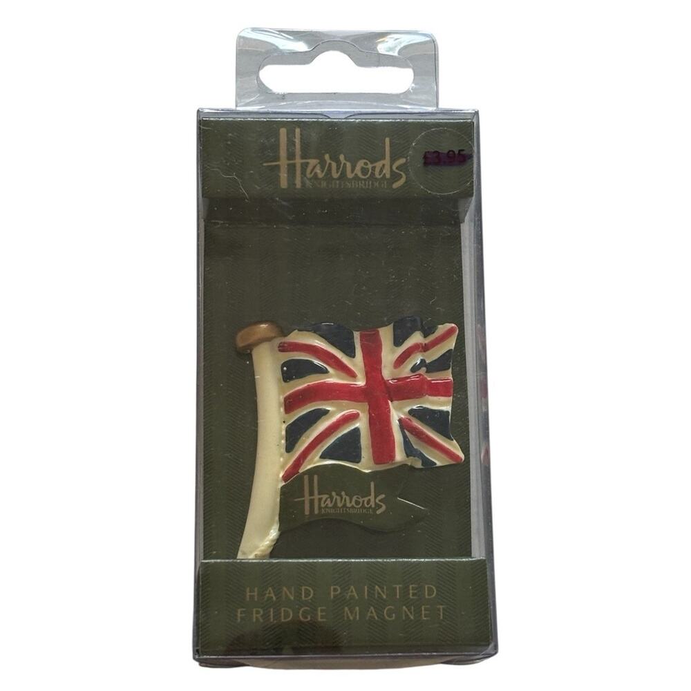 Harrod’s Department Store - Fridge Magnet – Union Flag – New - Retired